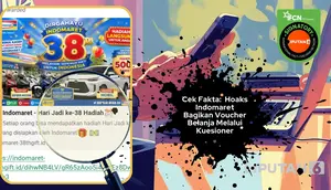 Cek Fakta: Hoaks Pesan Berantai Indomaret Bagikan Voucer Belanja Lewat Kuesioner