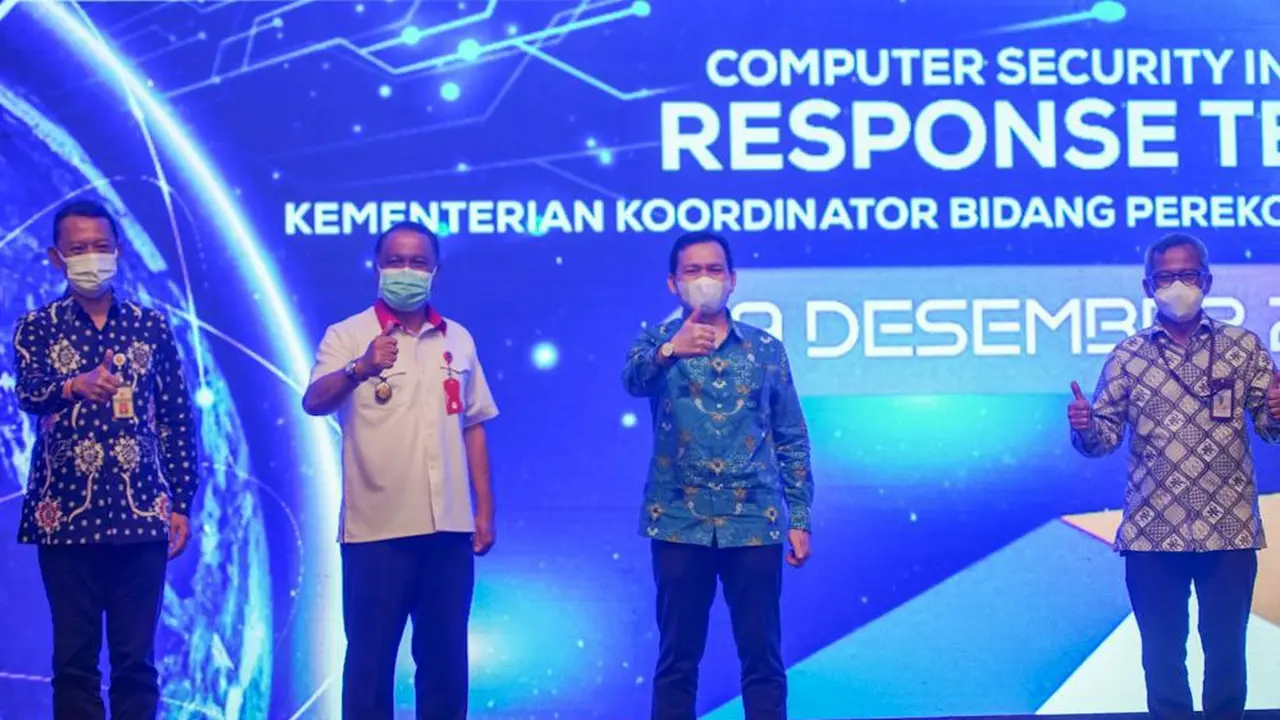 Launching Tim Tanggap Insiden Siber Kementerian Koordinator Bidang Perekonomian atau yang disebut Ekon-Computer Security Incident Response Team (CSIRT). (Sumber ekon.go.id)
