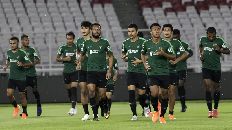 Latihan Timnas Indonesia