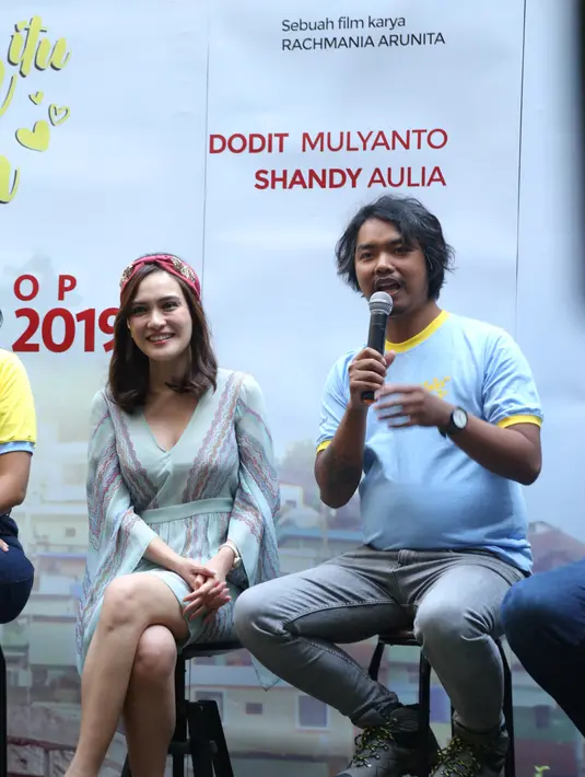 Shandy Aulia dan Dodit Mulyanto (Daniel Kampua/Fimela.com)