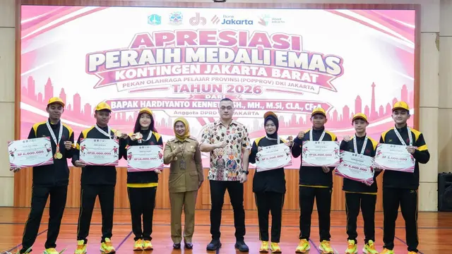 Jakbar Ukir Sejarah Jadi Juara Umum Popprov DKI Jakarta 2026, Atlet diguyur Bonus