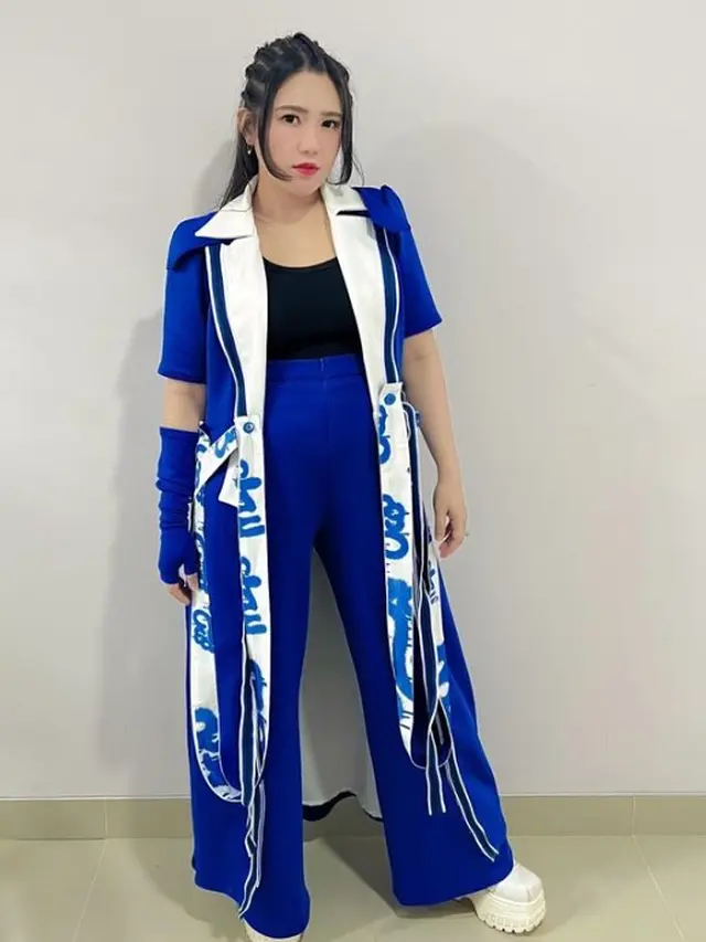 Via Vallen dan baby bumpnya (Instagram/viavallen)