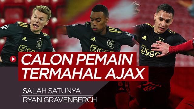 Motion grafis 5 calon pemain termahal Ajax, dapatkah mengalahkan nilai transfer Frenkie De Jong ke Barcelona?