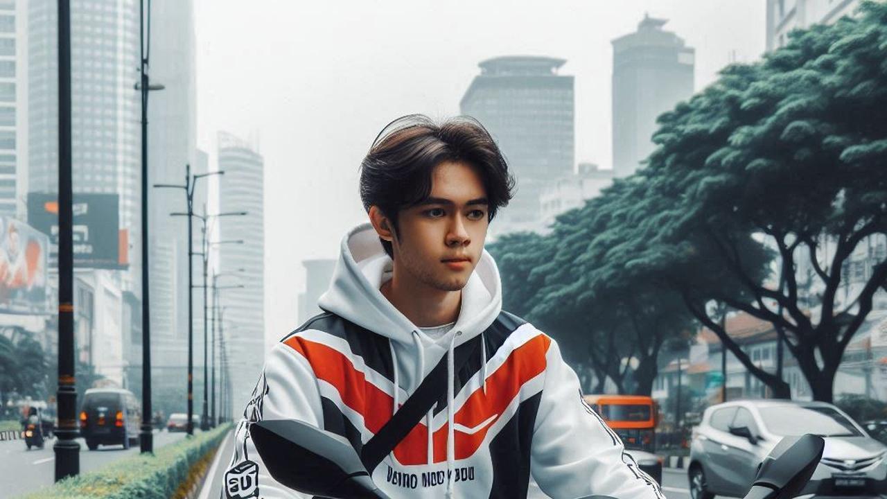 Ilustrasi Memakai Jaket saat Panas Siang Hari