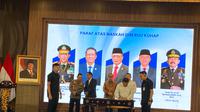 Pemerintah resmi meneken daftar inventarisasi masalah RUU KUHAP di Graha Pengayoman Kementerian Hukum, Senin (23/6/2025). (Liputan6.com/Ady Anugrahadi).
