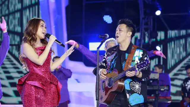 [Fimela] Bunga Citra Lestari dan Ariel NOAH