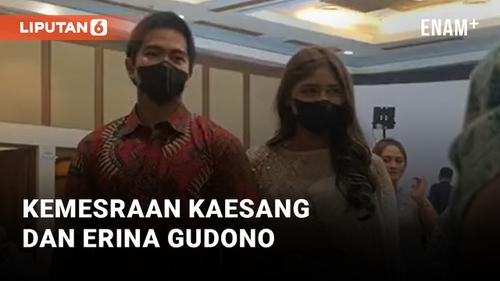 VIDEO: Kondangan Bareng, Kaesang Gandeng Erina Gudono