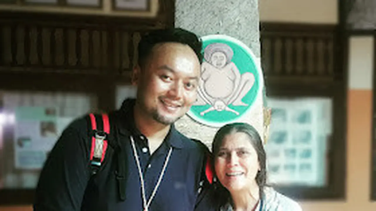 Valiant Budi Bersama Ibu Robin Lim, Ubud 2016