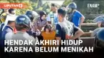 Diduga Depresi Belum Menikah, Seorang Wanita di Maros Nyaris Lompat dari Atas Jembatan