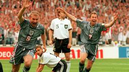 2. Alan Shearer. Striker Inggris ini telah mencetak 7 gol dalam 9 pertandingan di Piala Eropa 1992, 1996, dan 2000. (AFP/Martin Mayhow)
