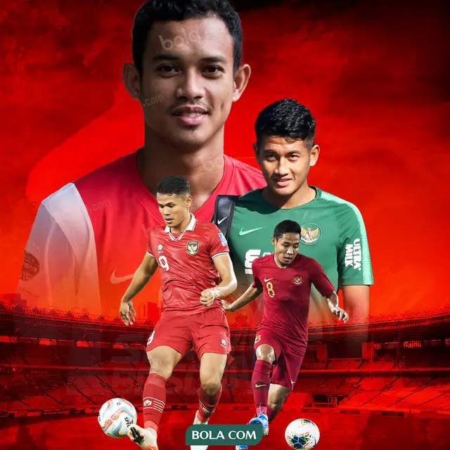 Ilustrasi - Evan Dimas, Dimas Drajad, Maldini Pali, Putu Gede