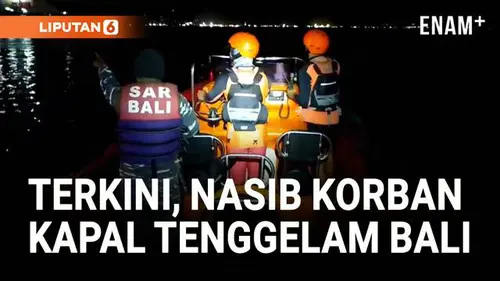 VIDEO: Kapal Tenggelam di Selat Bali, 43 Orang Masih Hilang