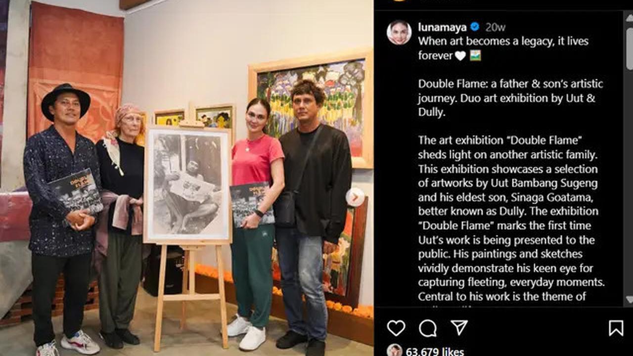 Sosok Ayah Luna Maya, Seniman Bermata Tajam dalam Menangkap Momen Keseharian