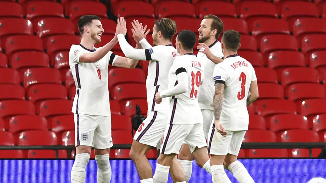 Inggris Pesta Gol ke Gawang Islandia di UEFA Nations League
