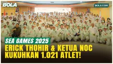 Erick Thohir dan Ketua NOC Kukuhkan 1.021 Atlet Tim Indonesia untuk SEA Games 2025, Bidik 80 Medali Emas!