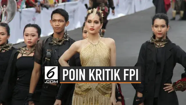VIDEO: Sebut Jember Fashion Carnaval Haram, Ini Poin Kritik FPI