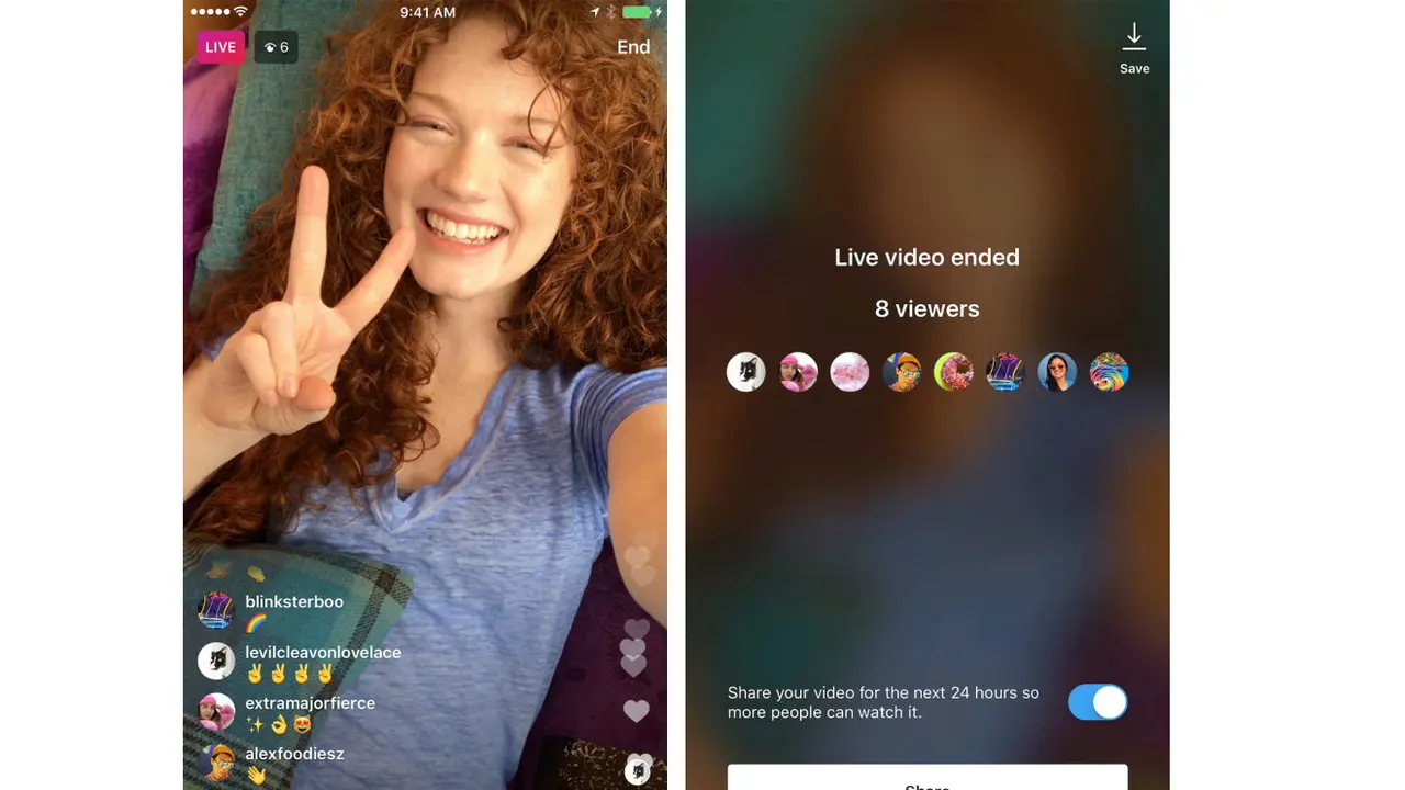 Instagram Live Video