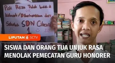 Para siswa dan orang tua di Sekolah Dasar Negeri Cibeureum 1, Kota Bogor, Jawa Barat, berunjuk rasa menolak pemecatan seorang guru honorer. Demonstrasi berujung isak tangis kebahagiaan dan sujud syukur usai permohonan dikabulkan.