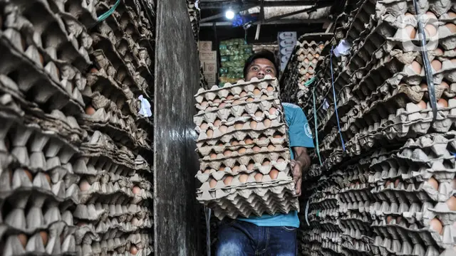Harga Telur Ayam Terus Meroket