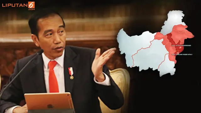 Banner Infografis Ibu Kota Baru Indonesia di Kalimantan Timur