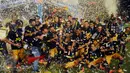Pemain Mitra Kukar merayakan kemenangan usai mengalahkan Semen Padang di final turnamen piala Jenderal Sudirman di Stadion GBK Jakarta, Minggu (24/1/2016). Mitra Kukar unggul 2-1 atas Semen Padang. (Liputan6.com/Helmi Fithriansyah)
