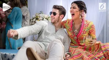 Pasangan Nick Jonas dan Priyanka Chopra menjadi resmi menikah. Foto-foto rangkaian upacara pernikahan jelang pernikahan keduanyya diunggah di Instagram.