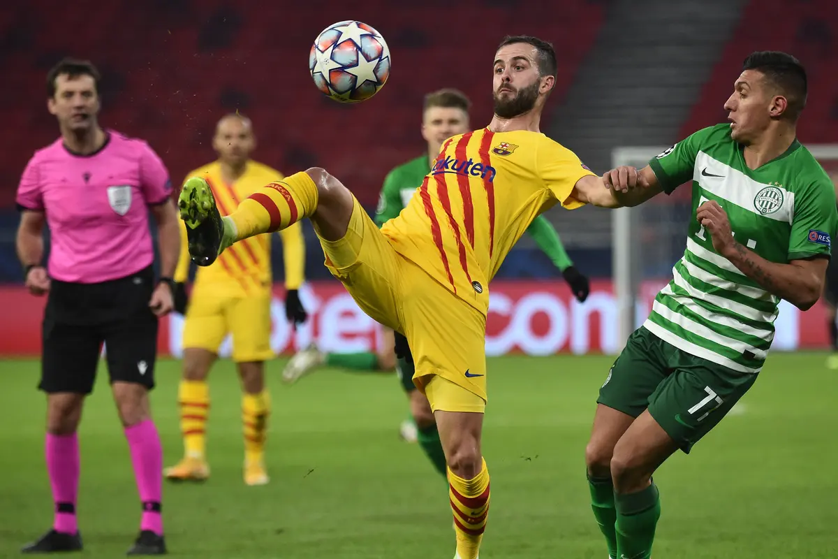 Lionel Messi Absen, Barcelona Menang Mudah Lawan Ferencvaros di Puskas Arena