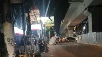 Dinding MRT jatuh (foto: mrt)