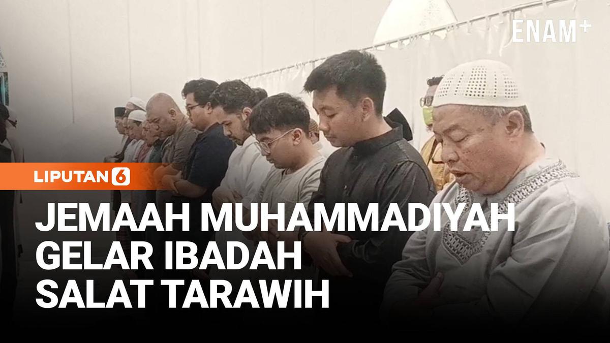 Jalani Puasa Lebih Awal, Jemaah Muhammadiyah Gelar Salat Tarawih
