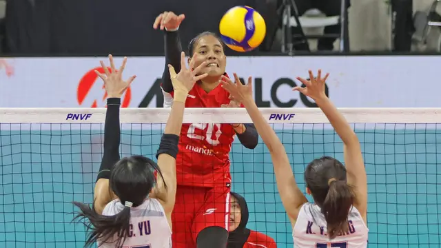 Foto: Jalani Laga Pembuka Grup B, Timnas Voli Putri Indonesia Langsung Tumbang dari Hong Kong di AVC Challenge Cup 2024