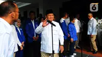 Sebelum bertemu dengan Prabowo, Zulkifli Hasan mengungkapkan partainya bersama Golkar dan PPP yang tergabung dalam Koalisi Indonesia Bersatu (KIB) akan berusaha membuat koalisi kebangsaan atau yang dianggap kini jadi koalisi besar yang melibatkan koalisi Indonesia Raya (Gerindra dan PKB) serta PDI Perjuangan (PDIP). (merdeka.com/Imam Buhori)