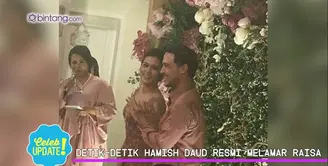 Seperti ini detik-detik Hamish Daud yang tiba di kediaman Raisa pada hari lamaran.