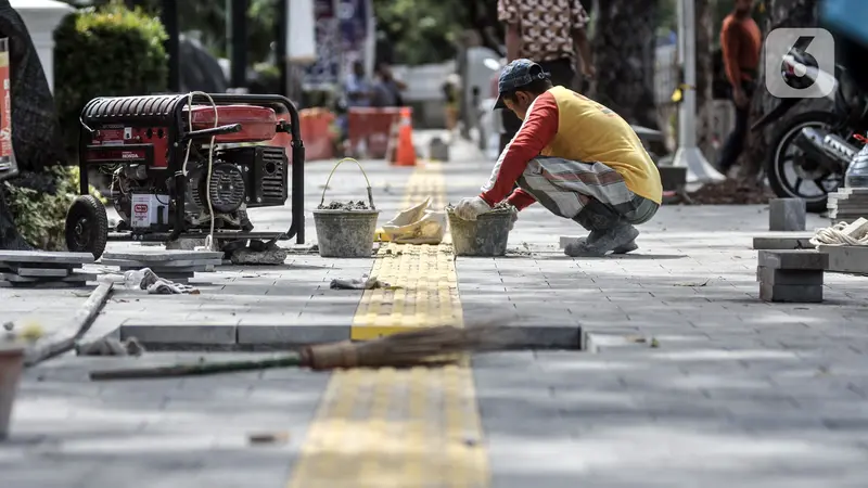 Pemprov DKI Jakarta Alokasikan Rp 171 M untuk Pembangunan Trotoar