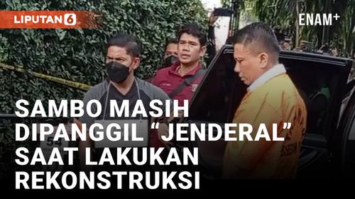 VIDEO: Ferdy Sambo Masih Dipanggil Jenderal Saat Lakukan Rekonstruksi Pembunuhan Brigadir J
