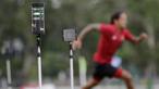 Alat Smart Gate saat digunakan pemain Timnas Indonesia saat latihan di Lapangan G, Senayan, Jakarta, Rabu, (19/2/2020). Pada sesi latihan kali ini Timnas menjalani tes fisik dengan menggunakan alat Smart Gate. (Bola.com/M Iqbal Ichsan)