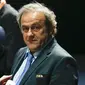 Michel Platini menebar ancaman di Kongres FIFA ( REUTERS/Ruben Sprich)