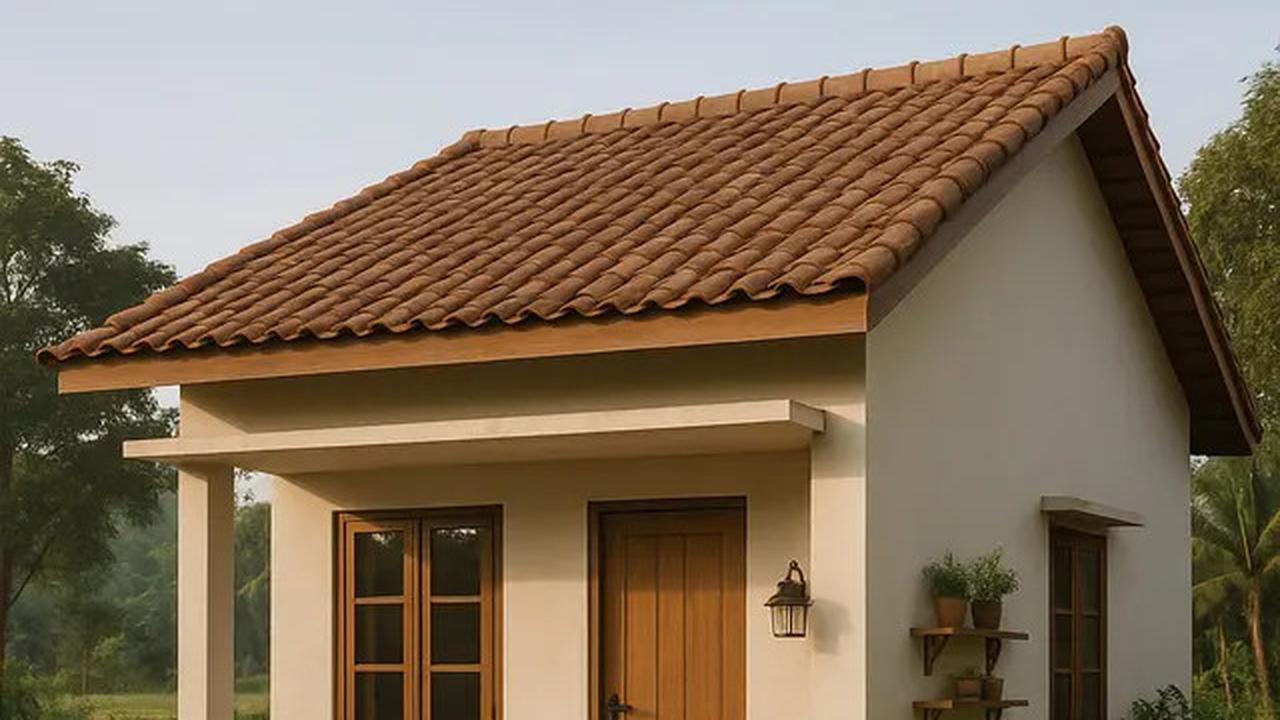 10 Desain Rumah Sederhana Minimalis 6x9 Meter di Desa dengan Teras dan Taman Mini, Referensi Hunian Asri 2025