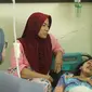 Korban kebakaran, Lutvia Suda Nur laily atau Lutvia (11), dirawat di RSUD dr Soetijono, Blora. (Foto: Liputan6.com/Ahmad Adirin)