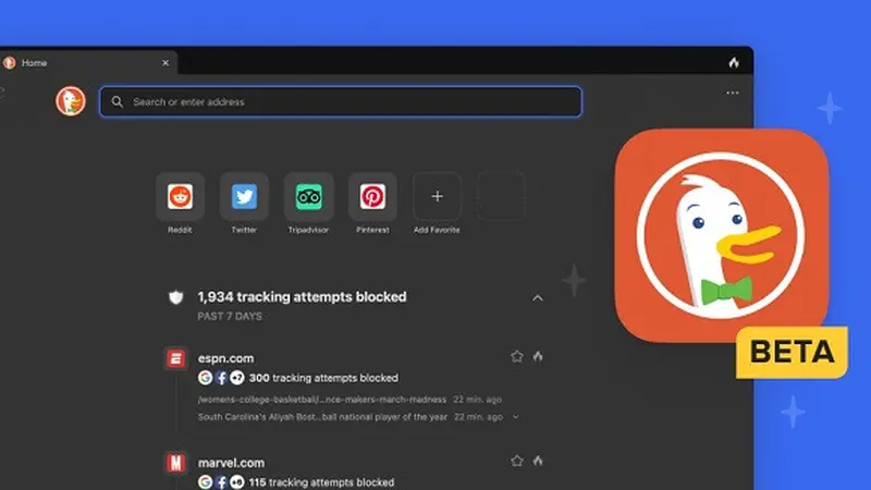 Aplikasi DuckDuckGo untuk Mac (Dok. DuckDuckGo)