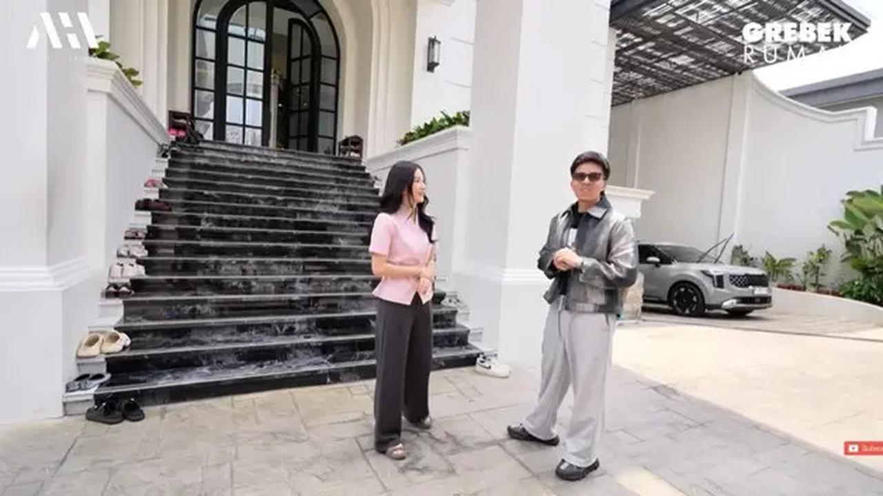 5 Potret Fasad Depan Rumah Sarwendah, Bentuknya seperti Istana Eropa