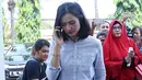 Sidang yang digelar di Pengadilan Agama Jakarta Selatan itu dimulai pukul 09.40 WIB. Tidak banyak kata terucap dari perempuan yang telah memiliki seorang anak itu. (Nurwahyunan/Bintang.com)