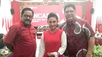 Krisdayanti mengikuti pelatihan caleg. [foto: instagram.com/krisdayantilemos]