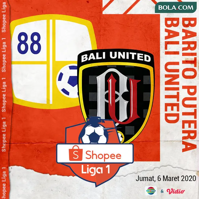 Barito Putera Vs Bali United