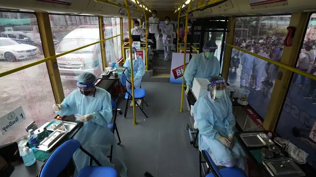Otoritas Kesehatan Bangkok Luncurkan Bus Vaksinasi Keliling Pertama