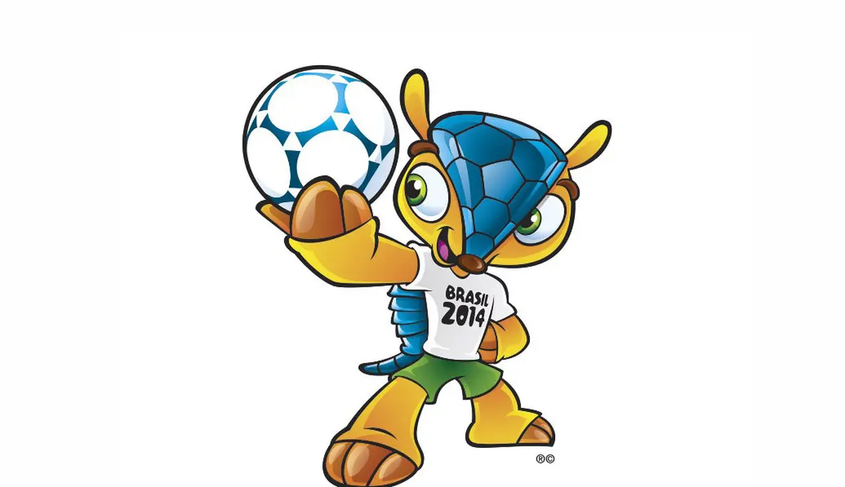 Nama-nama yang menjadi nominasinya yaitu Zuzeco, Fuleco dan Amijubi. Dari voting yang sudah dilakukan, nama Fuleco terpilih dengan suara terbanyak (fifa.com).