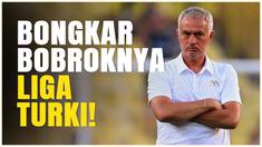 Berita video pelatih Fenerbahce, Jose Mourinho, amarahnya memuncak dalam konferensi pers. Ia menyebut sistem di Liga Turki sangat 'bobrok' dan minim peminatnya.