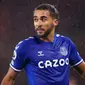 Dominic Calvert-Lewin menjadi salah satu prospek paling cemerlang di Liga Inggris maupun sebagai opsi pengganti Aubameyang. Musim lalu, ia mampu mencetak 16 gol dan mengukuhkan namanya sebagai salah satu striker top bersama Everton.  (AFP/Pool/Alex Livesey)