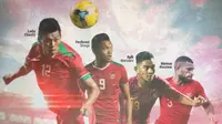 Trivia - Striker Murni Indonesia: Lerby Eliandry, Ferdinand Sinaga, Rafli Mursalim, Marinus Wanewar (Bola.com/Adreanus Titus)