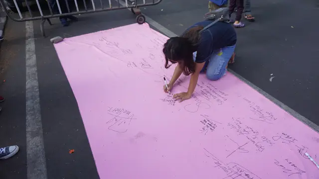Penggalangan Tanda  Tangan Dukungan Gibra Cawalkot Solo