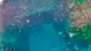 Puing HMS Terror  yang ditemukan oleh Arctic Research Foundation di perairan Teluk Teror, sekitar pantai Pulau King William, Kanada (3/9). Kapal perang Inggris ini hilang sejak 171 tahun silam. (Courtesy Arctic Research Foundation/Handout via REUTERS)